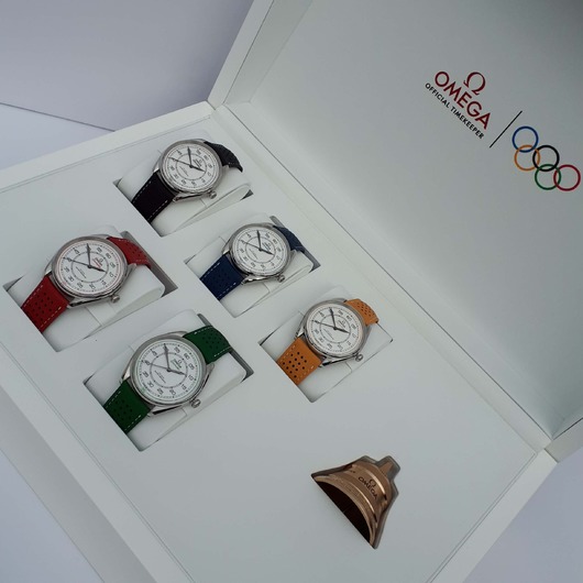 Horloge OMEGA OLYMPIC OFFICIAL TIMEKEEPER Limited Edition Set BOX 5 WATCHES 522.32.40.20.04.003