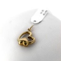 Juweel Hanger Geelgoud 18 karaat Hart 'ROS10-OTL' Juweel Hanger Geelgoud 18 karaat Hart 'ROS10-OTL'
