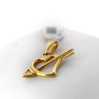 Juweel Hanger Geelgoud 18 karaat Hart Pijl 'ROS13-OTL' Juweel Hanger Geelgoud 18 karaat Hart Pijl 'ROS13-OTL'