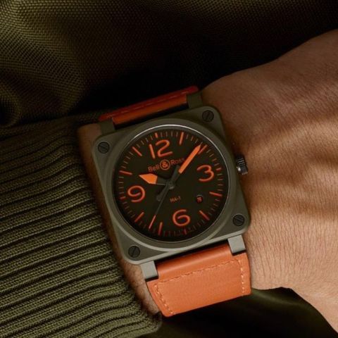 Nieuw binnen Bell&Ross BR03-92 MA-1 Nieuw binnen Bell&Ross BR03-92 MA-1