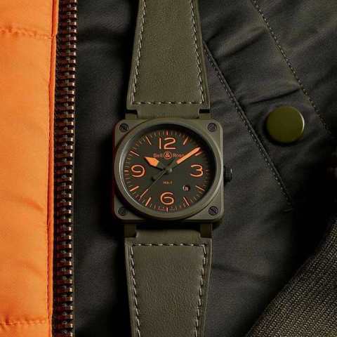 Nieuw binnen Bell&Ross BR03-92 MA-1 Nieuw binnen Bell&Ross BR03-92 MA-1