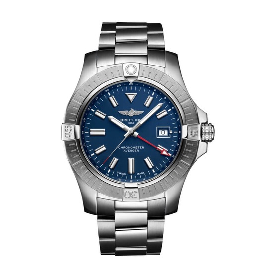 Horloge BREITLING AVENGER AUTOMATIC GMT 45 STEEL-BLUE A32395101C1A1