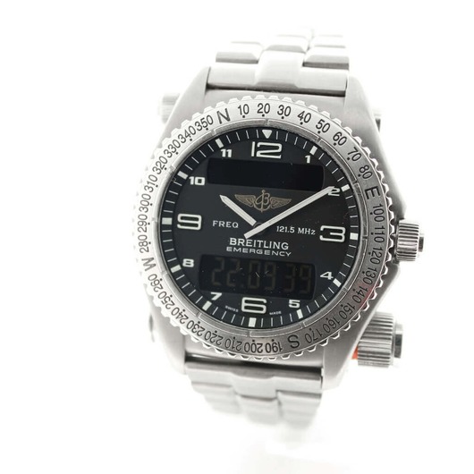 Breitling Emergency E56121.1 Titanium - Tweedehands Breitling automatisch  horloge analoog/digitaal