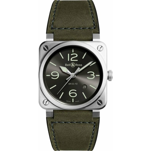 Horloge Bell & Ross BR 03-92 Grey Lum BR0392-GC3-ST/SCA