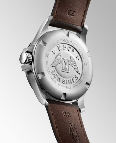 Conquest V.H.P. Longines met lederen band Conquest V.H.P. Longines met lederen band