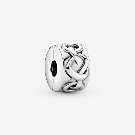 Juweel PANDORA - 798035 - KNOTTED HEARTS CLIP Juweel PANDORA - 798035 - KNOTTED HEARTS CLIP
