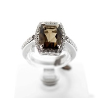 Juweel Hulchi Belluni Ring 63112-WWSP Smokey Quartz 'OTL' Juweel Hulchi Belluni Ring 63112-WWSP Smokey Quartz 'OTL'