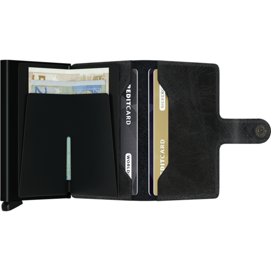 Lederwaren Secrid wallet miniwallet vintage black 