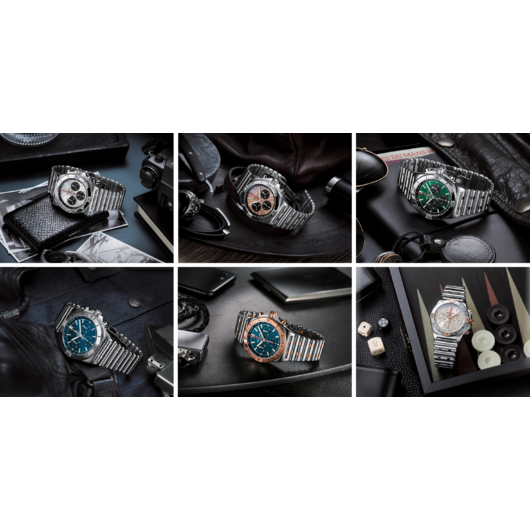 Horloge Breitling Chronomat B01 Chronograph 42 Silver Bicolor IB0134101G1A1
