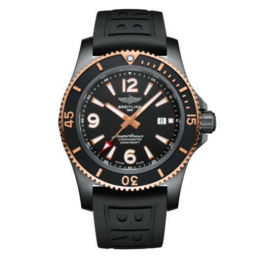 Horloge Breitling Superocean Automatic 46 Black bicolor U17368221B1S1