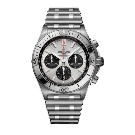 Horloge Breitling Chronomat B01 Chronograph 42 Silver AB0134101G1A1