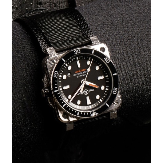 Horloge Bell & Ross BR 03-92 Diver Black BR0392-D-BL-ST/SRB