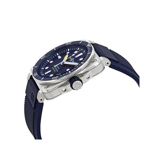 Horloge Bell & Ross BR 03-92 Diver Blue BR0392-B-BU-ST/SRB