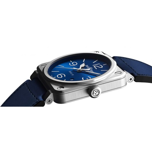 Horloge Bell & Ross BR 03-92 Blue Steel BR0392-BLU-ST/SCA