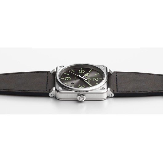 Horloge Bell & Ross BR 03-92 Grey Lum BR0392-GC3-ST/SCA