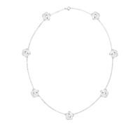 Juweel Omega Flower collier witgoud 18 karaat N603BC0700105 Juweel Omega Flower collier witgoud 18 karaat N603BC0700105