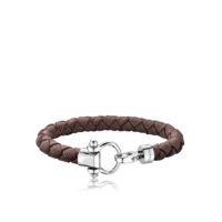 Juweel Omega SAILING armband taupe braided nylon BA05CW0001003 Juweel Omega SAILING armband taupe braided nylon BA05CW0001003