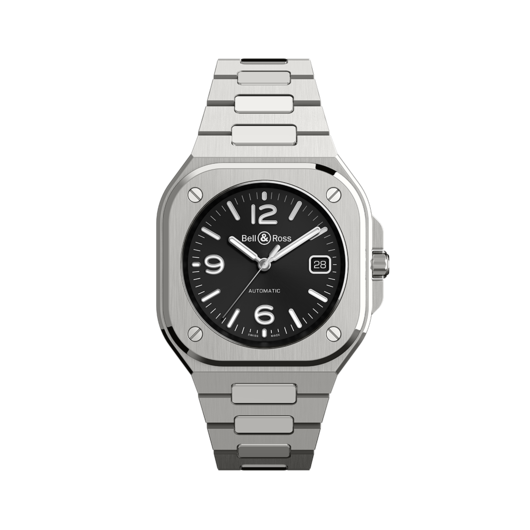 Horloge Bell & Ross BR 05 Steel Black BR05A-BL-ST/SST