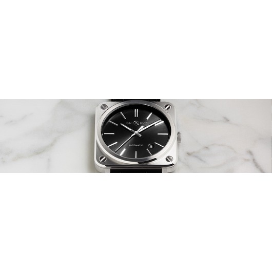 Horloge Bell & Ross BR S-92 Black Steel BRS92-BLC-ST/SCR