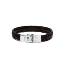 Juweel Buddha To Buddha – Edwin Small Leer Armband 181BR Juweel Buddha To Buddha – Edwin Small Leer Armband 181BR