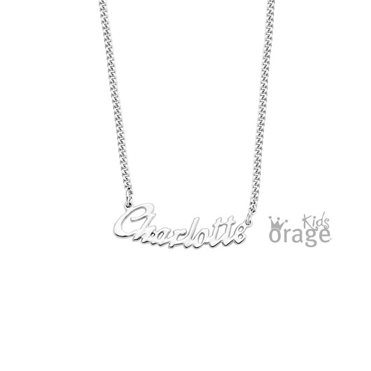 Juweel Orage naamketting Gourmette Zilver 925 NKM-G50ROD