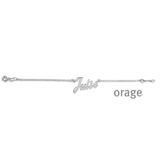 Juweel Orage naamarmband Forcat Zilver 925 BK-F50ROD Juweel Orage naamarmband Forcat Zilver 925 BK-F50ROD