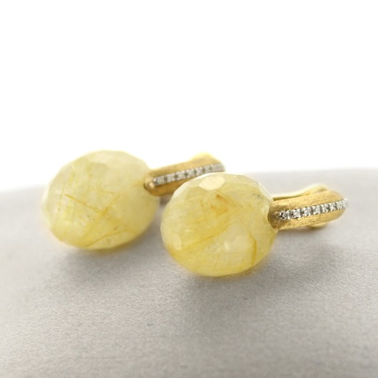 Juweel Nanis - Ipanema - Oorbellen Geelgoud 18 karaat Briljant '4002-OTL' Juweel Nanis - Ipanema - Oorbellen Geelgoud 18 karaat Briljant '4002-OTL'