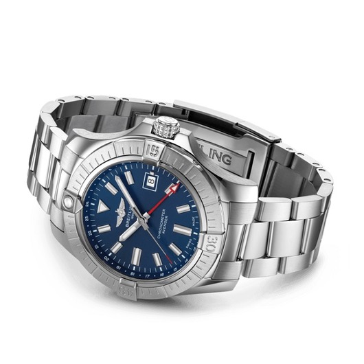 Horloge BREITLING AVENGER AUTOMATIC GMT 45 STEEL-BLUE A32395101C1A1