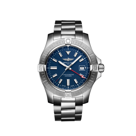 Horloge BREITLING AVENGER AUTOMATIC GMT 45 STEEL-BLUE A32395101C1A1