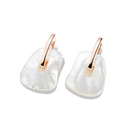 Juweel Mattioli Puzzle collectie Oorbel Roségoud 18 karaat MOR054R024 Juweel Mattioli Puzzle collectie Oorbel Roségoud 18 karaat MOR054R024