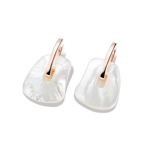 Juweel Mattioli Puzzle collectie Oorbel Roségoud 18 karaat MOR054R024 Juweel Mattioli Puzzle collectie Oorbel Roségoud 18 karaat MOR054R024