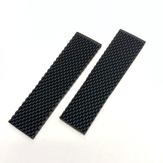  breitling aero classic tubber zwart strap 24mm 256S