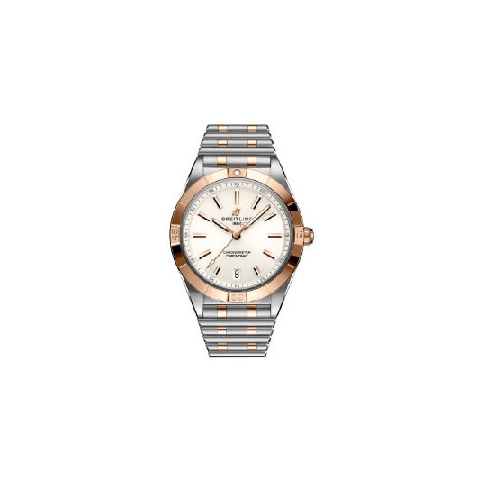 Horloge Breitling Chronomat 36 automatic Silver steel gold 18K U10380101A1U1
