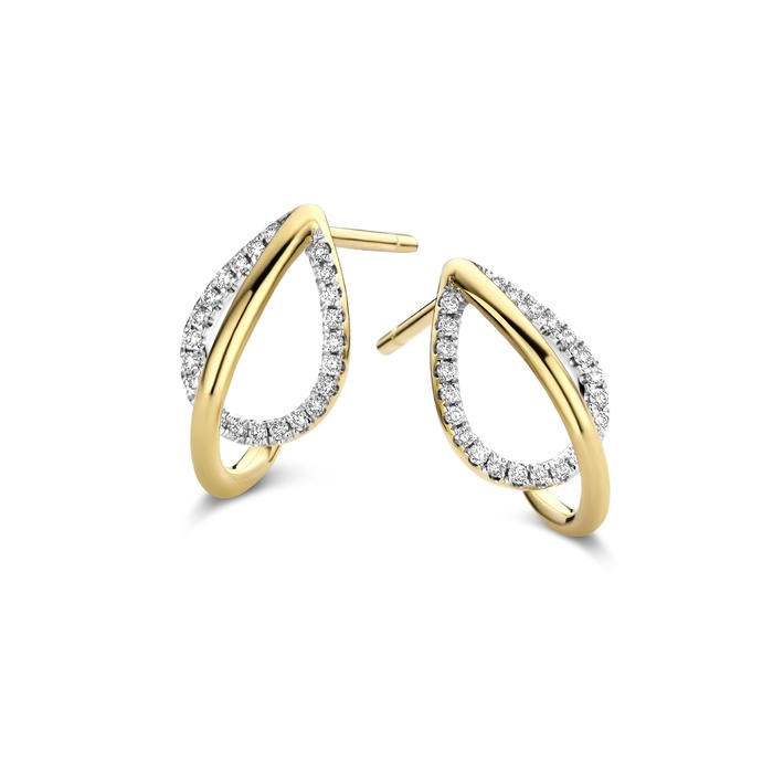 Juweel DULCI NEA OORSTEKERS 18K WIT GOUD - 0.11CT DIAMANT E46483-1 'OTL-5029'