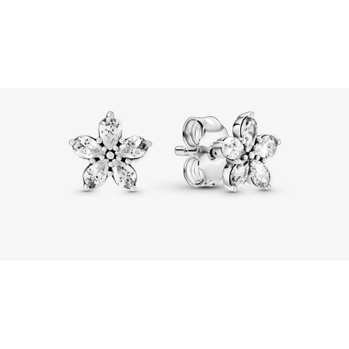 Juweel PANDORA - 299239C01 - SPARKLING SNOWFLAKE STUD OORBELLEN