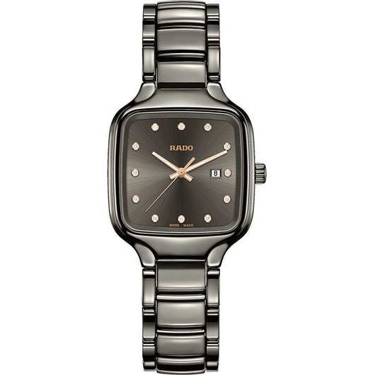 Horloge Rado TRUE SQUARE DIAMONDS R27079702 Horloge Rado TRUE SQUARE DIAMONDS R27079702