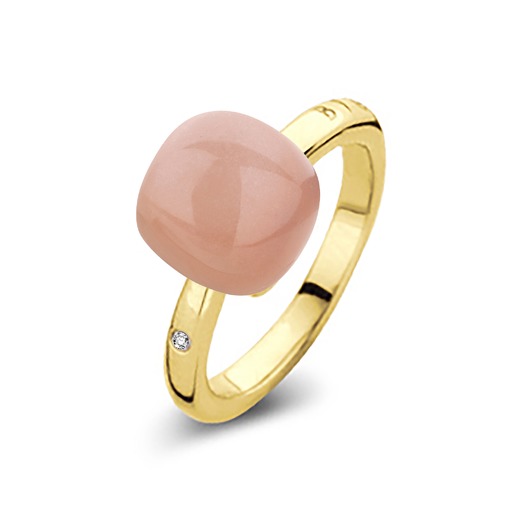 Juweel BIGLI RING MINI SWEETY ORANGE ADULARIA WITH MOTHER OF PEARL 20R88YADORMP  Juweel BIGLI RING MINI SWEETY ORANGE ADULARIA WITH MOTHER OF PEARL 20R88YADORMP