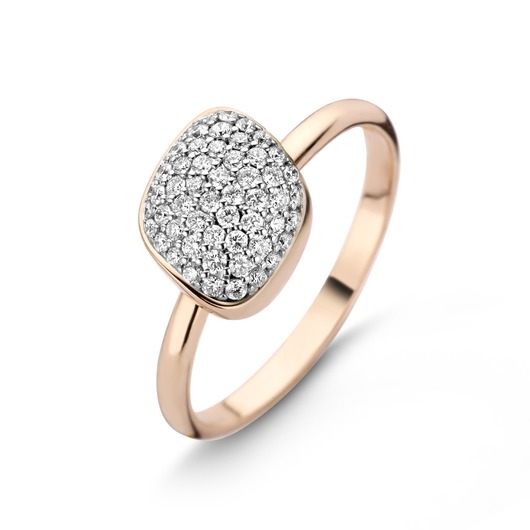 Juweel Bigli Ring Mini Chloé 23R187RWDIA Rosé goud 18K briljanten 'CV-2302-TWDH' Juweel Bigli Ring Mini Chloé 23R187RWDIA Rosé goud 18K briljanten 'CV-2302-TWDH'