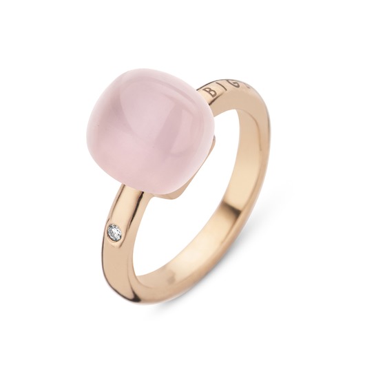 Juweel BIGLI RING MINI SWEETY PINK QUARTZ WITH MOTHER OF PEARL 20R88RPQMP  Juweel BIGLI RING MINI SWEETY PINK QUARTZ WITH MOTHER OF PEARL 20R88RPQMP
