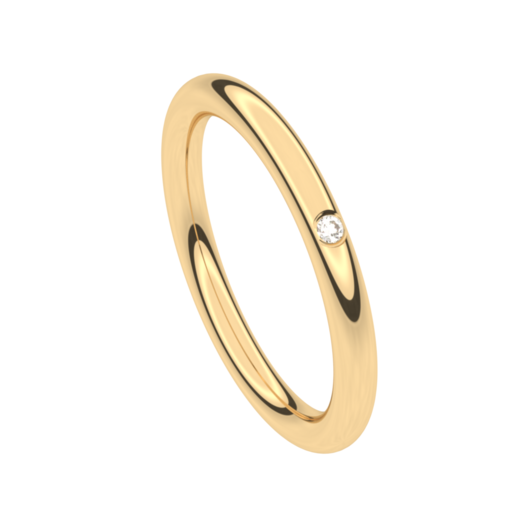 Juweel Trouwring Traditions geelgoud 18 karaat 4T250AG-25 Briljant Juweel Trouwring Traditions geelgoud 18 karaat 4T250AG-25 Briljant