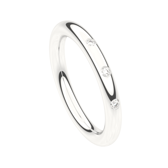 Juweel Trouwring Traditions Platina 4T300EP-30 Briljant 