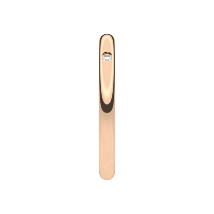 Juweel Trouwring Traditions rosegoud 18 karaat 4T250AR-25 Briljant