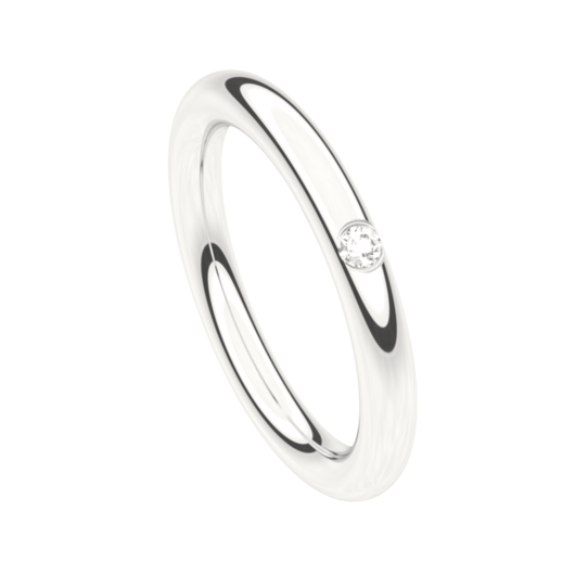 Juweel Trouwring Traditions witgoud 18 karaat 4T300BW-30 Briljant Juweel Trouwring Traditions witgoud 18 karaat 4T300BW-30 Briljant