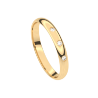 Juweel Trouwring Traditions geelgoud 18 karaat Briljanten 5T120EG/30 Juweel Trouwring Traditions geelgoud 18 karaat Briljanten 5T120EG/30