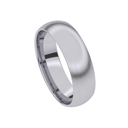 Juweel Trouwring Traditions Palladium mat 5T163-D/60 Juweel Trouwring Traditions Palladium mat 5T163-D/60