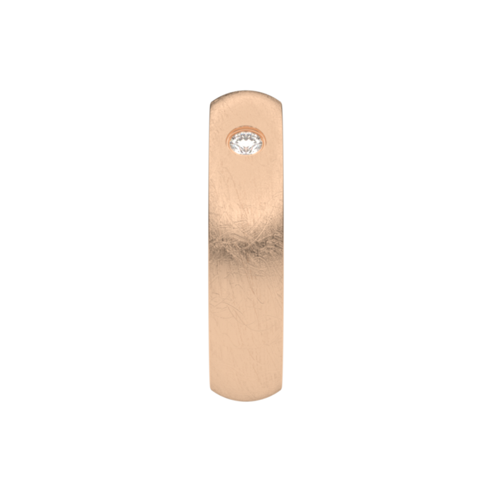 Juweel Trouwring Traditions rosegoud 18 karaat Briljant 5T166BR/50