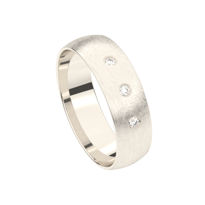 Juweel Trouwring Traditions witgoud 18 karaat Briljant 5T126EN/60