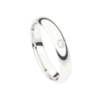 Juweel Trouwring Traditions witgoud 18 karaat Briljant 5T160BW/40 Juweel Trouwring Traditions witgoud 18 karaat Briljant 5T160BW/40