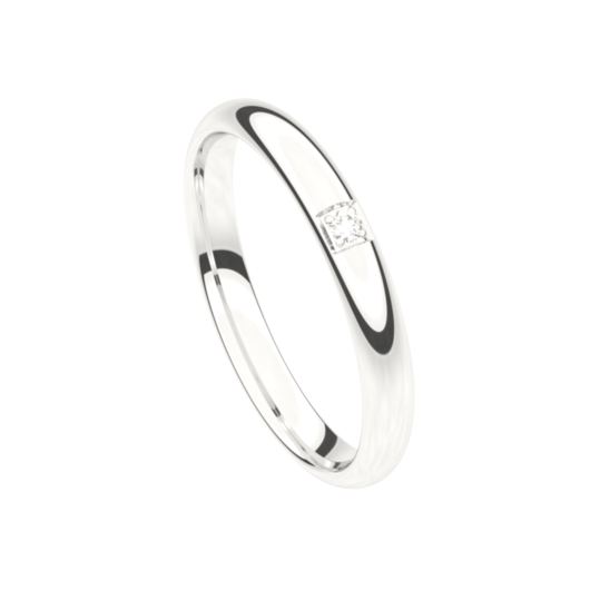 Juweel Trouwring Traditions witgoud 18 karaat Briljant 5T160CP/30 Juweel Trouwring Traditions witgoud 18 karaat Briljant 5T160CP/30
