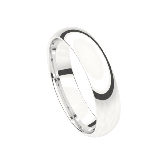 Juweel Trouwring Traditions witgoud 18 karaat 5T160-W/50